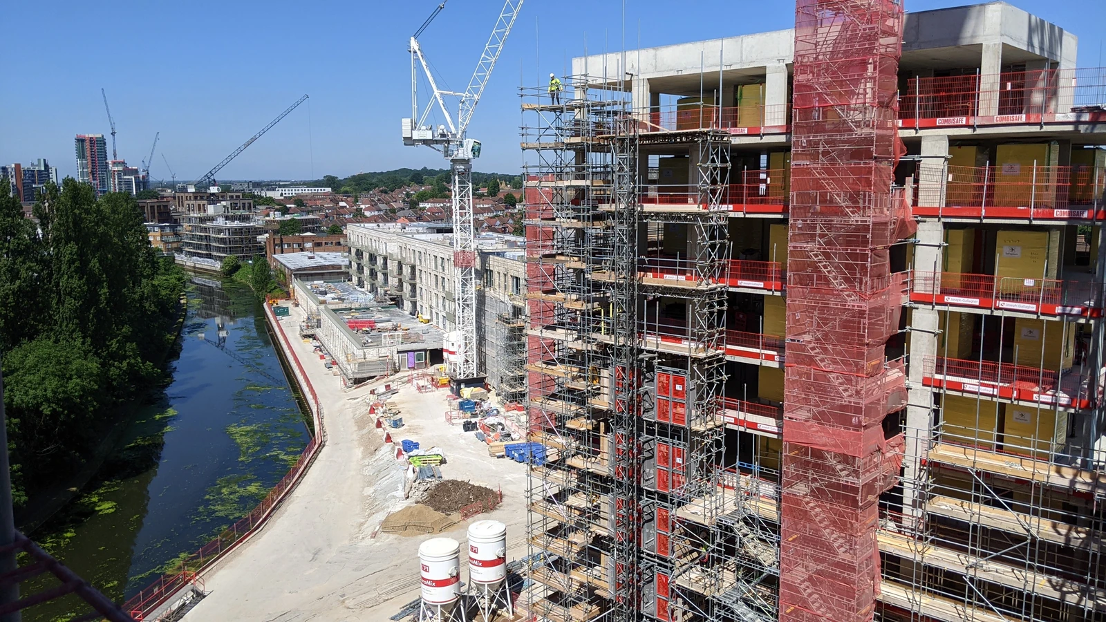 Grand Union construction work